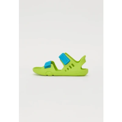Abbildung von Superfit Splash Unisex Pantolette flach für Kinder, Größe: 32, Hellgrün/türkis Textil/synthetik