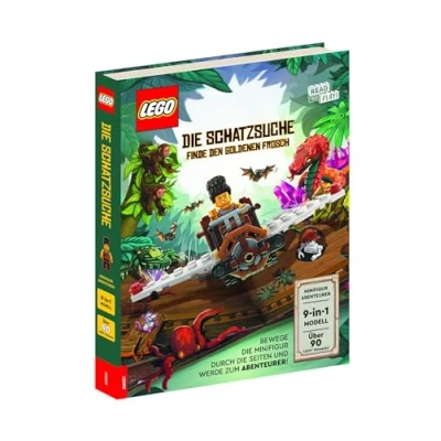 Abbildung von LEGO® Die Schatzsuche Finde den goldenen Frosch: mit Minifigur &quot;Anna Wilson&quot; und über 90 LEGO Steinen