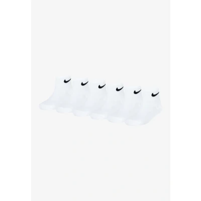 Abbildung von Nike Sportswear Basic Quarter Unisex 6 PACK Socken für Kinder, Größe: 26 30, White