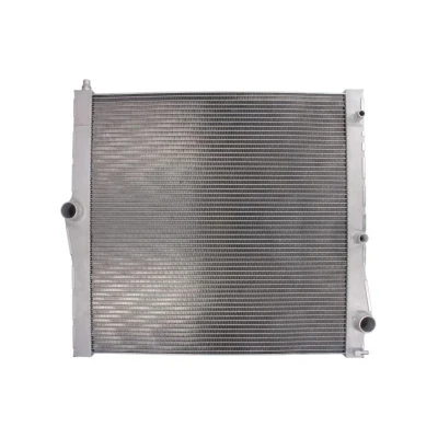 Abbildung von NRF 550138 Kühler, Motorkühlung Aluminium 593 577 34 Kühlrippen gelötet BMW: X5