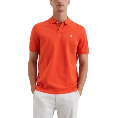 Abbildung von Marc O&#039;Polo Embroidery ON Chest Poloshirt, Herren, Größe: Medium, Sweet pepper