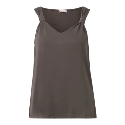 Abbildung von Street One MIT Knoten Top, Damen, Größe: 36, Braun