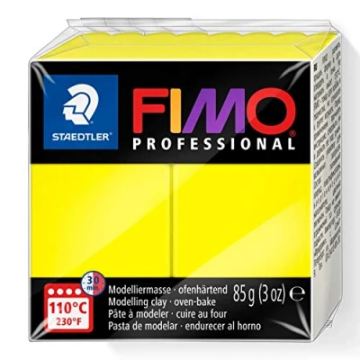 Abbildung von STAEDTLER 8004 1 Fimo Professional Normalblock, 85 g, zitronengelb