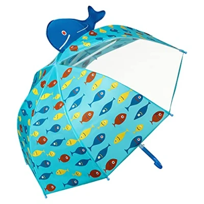 Abbildung von VON LILIENFELD Regenschirm Kinderschirm Fische Meer Fischschwarm Junge Mädchen bis ca. 8 Jahre