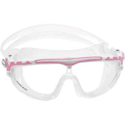Abbildung von Cressi SKYLIGHT BRILLE SIL, KLAR/RAHMEN WEISS SCHWARZ
