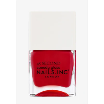Abbildung von Nails Inc MAYFAIR MADE ME DO IT Quick Drying Nagellack Knalliges Rot Schnelltrocknend in 45 Sekunden Nagelstärkend mit Hexanal, Kalzium, Magnesium Cruelty Free Perfekte Maniküre