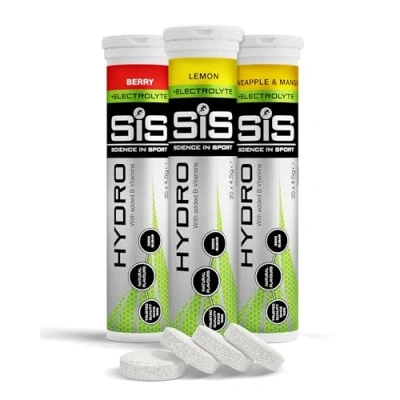 Abbildung von Science in Sport HYDRO Tabletten 3 x 20 Stk. Geschmäcker Elektrolyte Tabletten, Vegan &amp; glutenfrei, Brausetabletten zur Anregung von Hydration und für einen ausgeglichenen Haushalt