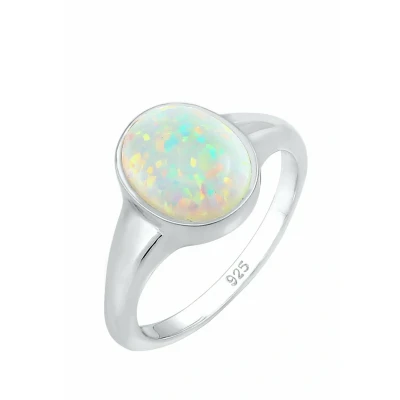 Abbildung von Elli EYE Catcher Ring, Damen, Größe: 54, Silber