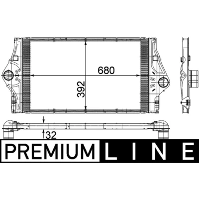 Abbildung von MAHLE ORIGINAL CI 59 000P Ladeluftkühler RENAULT: ESPACE 4