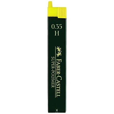 Abbildung von FABER CASTELL 120311 Feinmine Super Polymer, 0.35 mm, Härtegrad H, 12 Stück