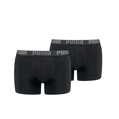 Abbildung von Puma Basic 2 PACK Panties, Herren, Größe: Small, Black/black