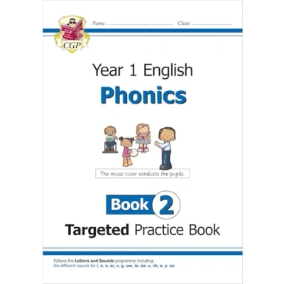 Abbildung von KS1 English Year 1 Phonics Targeted Practice Book 2 (CGP Phonics)