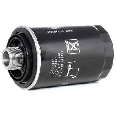 Abbildung von MAHLE ORIGINAL OC 456 Ölfilter mit zwei Rücklaufsperrventilen, einem Rücklaufsperrventil Anschraubfilter AUDI: A3 Hatchback, A4 B8 Saloon, Q3