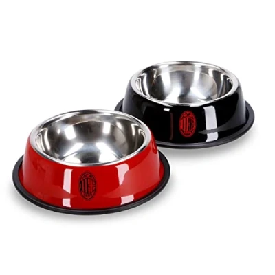 Abbildung von AC Milan Unisex Adulto Pet Bowl Nackengamasche, Nero, Taglia unica