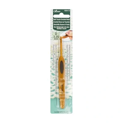 Abbildung von Clover CL1004 Häkelnadel, Metal, Gold, 3,25 mm Größe