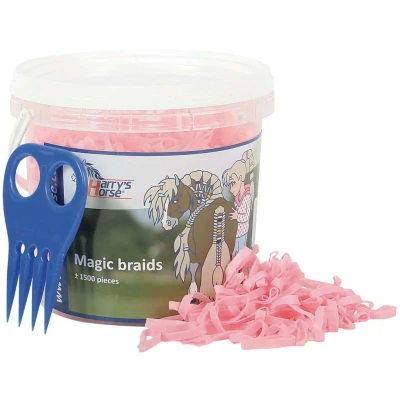 Abbildung von Harry&#039;s Horse Magic Braids Eimer Rosa
