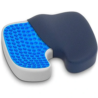 Abbildung von Mosswell ergonomisches Sitzkissen Mittelfestes Steissbeinkissen mit Gel für Bürostuhl