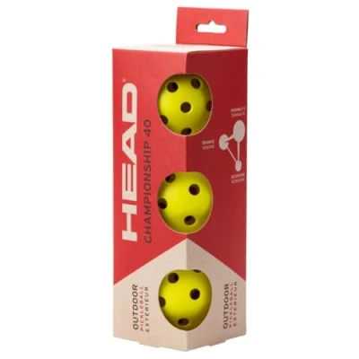 Abbildung von HEAD Championship 40 3B (Outdoor) Pickleball Bälle