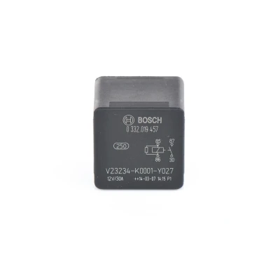 Abbildung von BOSCH 0 332 019 457 Relais MERCEDES BENZ: S Class Saloon, E T modell, ML Class, OPEL: Astra F CC