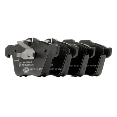 Abbildung von HELLA 8DB 355 016 291 Bremsbelagsatz für Verschleißwarnanzeiger vorbereitet JAGUAR: XF Saloon, Sportbrake, XJ Saloon