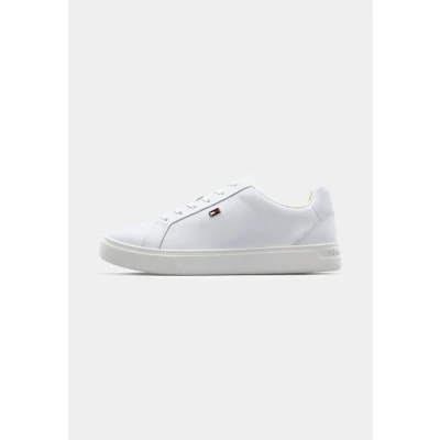 Abbildung von Tommy Hilfiger FLAG Court Sneaker low, Damen, Größe: 36, White Schuhe