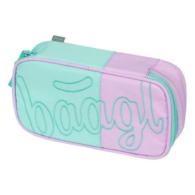 Abbildung von Baagl Federmäppchen für Mädchen Schulmäppchen Schreibwaren Schulsachen Federtasche, Kinder Federmappe, Etui Schule (Skate Sweet)