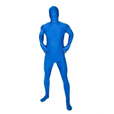 Abbildung von Morphsuits Herren Farbe Costume Body Suit, Blau, XL
