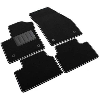 Abbildung von ilTappetoAuto SPRINT03409 Fußmattensatz PP (Polypropylen) vorne und hinten 4 schwarz Maßgefertigt