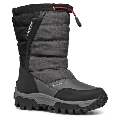 Abbildung von Geox J Himalaya Boy B ABX Snow Boot, Anthracite/Black, 25 EU