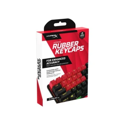 Abbildung von HyperX Rubber Keycaps Gaming Accessory Kit, 19 Tasten, Englisch (US) Layout, Rot