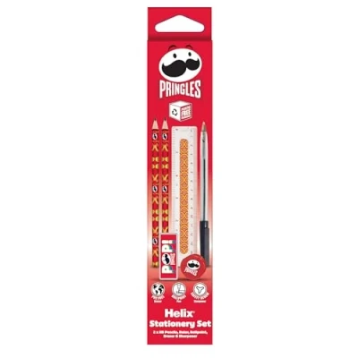 Abbildung von Helix Oxford Schreib Set 6 tlg. 2x Bleistift/Lineal/Anspitzer/Radierer/Kugelschreiber, 899812