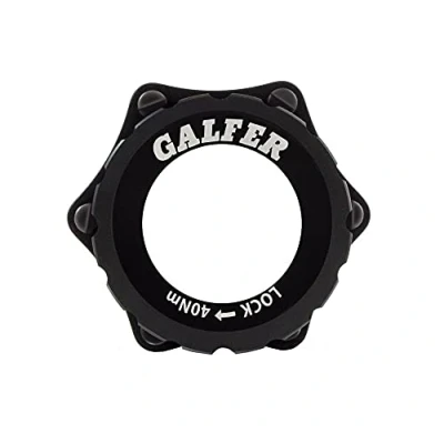 Abbildung von Galfer Center Lock Adapter für Erwachsene, Unisex, Schwarz, Einheitsgröße