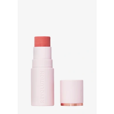 Abbildung von Makeup Revolution SKIN SILK Marble Blush Stick Rouge, Größe: 4.5 g, Peachy pink