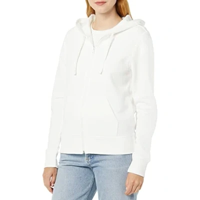 Abbildung von Amazon Essentials Damen Hoodie mit Langem Reißverschluss aus French Terry Fleece (Erhältlich in Übergröße), Elfenbein, XS