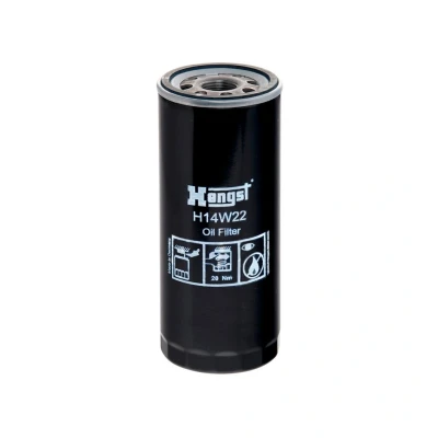 Abbildung von HENGST FILTER H14W22 Ölfilter M24x2 Anschraubfilter AUDI: A6 C5 Avant, Saloon
