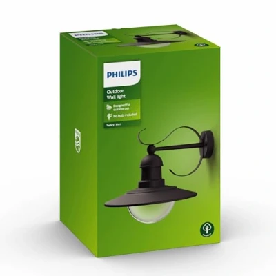 Abbildung von Philips myGarden Wandaussenleuchte Topiary, 60W,schwarz