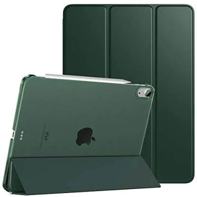 Abbildung von TiMOVO für iPad Air 11 Zoll Hülle M2 2024,iPad 6 Hülle,iPad 5/4. Generation (2022/2020), Schlank Schutzhülle mit Transparenter Rückseite, Auto Schlaf/Aufwach Case Nachtgrün