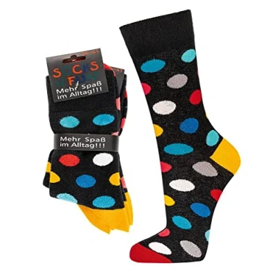 Abbildung von Socks4Fun Damen Jungen Herren Funsocken (2 Paar) 42 47 Punkte