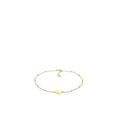 Abbildung von Elli Herzchen Kugel Verspielt Sommer Armband goldcoloured, Damen, Größe: 22, Gold coloured