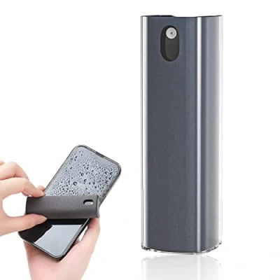 Abbildung von Alyvisun Tragbare Bildschirmreiniger Screen Cleaner Kit, 3 in 1 Display Reiniger Spray mit Mikrofaserstoff und Sprühflasche für Kamera / Laptop Telefone Monitore (Flüssigkeit nicht Enthalten)