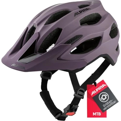 Abbildung von Alpina Carapax 2.0 Leichter, Stabiler &amp; Komfortabler Fahrradhelm Mit Fliegennetz Antibakteriellen Polstern Für Erwachsene, Orchid matt, 52 57 cm