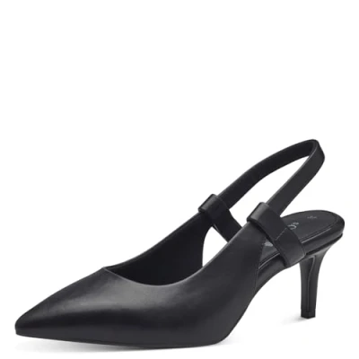 Abbildung von s.Oliver Damen Slingpumps Spitz mit Stilettoabsatz, Schwarz (Black), 37