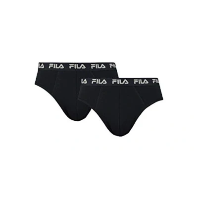 Abbildung von Fila Herren Slips 2 stück FU5003/2 Man Brief 200 L, Black,