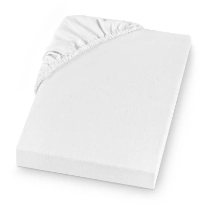 Abbildung von Setex Feinbiber Bettlaken mit Gummizug kuschelig weich Biber Spannbettlaken aus 100% Baumwolle rundum Spanngummi Bettwäsche ganzjährig Betttuch 200x200 cm Weiß