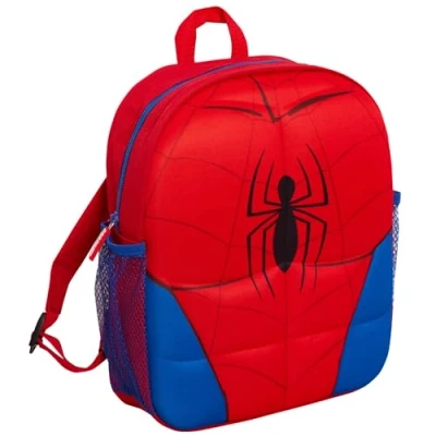 Abbildung von Marvel Spiderman 3D Plüsch Rucksack, Rot, Taille unique, Tagesrucksa