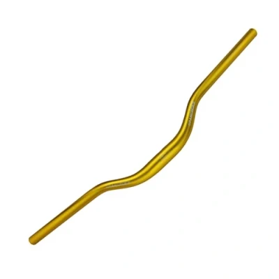 Abbildung von UPANBIKE Fahrrad Lenker Aluminiumlegierung Riser Bar Fahrradlenker für Rennrad MTB Mountainbike 31,8mm*700mm,Gold