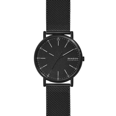 Abbildung von Skagen Signatur Uhr, Herren, Größe: One Size, Black
