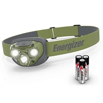 Abbildung von Energizer Stirnlampe LED, Superhelle Kopflampe für Camping, Outdoor und Wandern, Batterie Enthalten, Waldgrün
