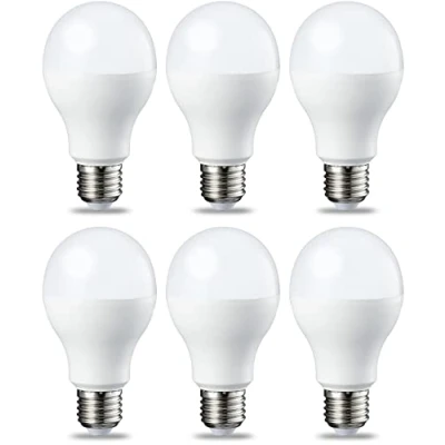 Abbildung von Amazon Basics LED Leuchtmittel, Edison Schraubgewinde E27, 13 W (entspricht 100 Glühbirne), Warmweiß, nicht dimmbar, 6 Stück