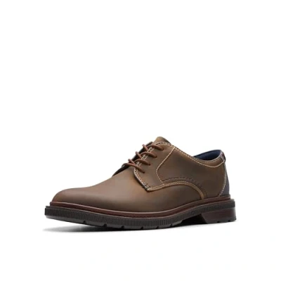 Abbildung von Clarks Herren Burchill Derby, Bienenwachsleder, 46 EU